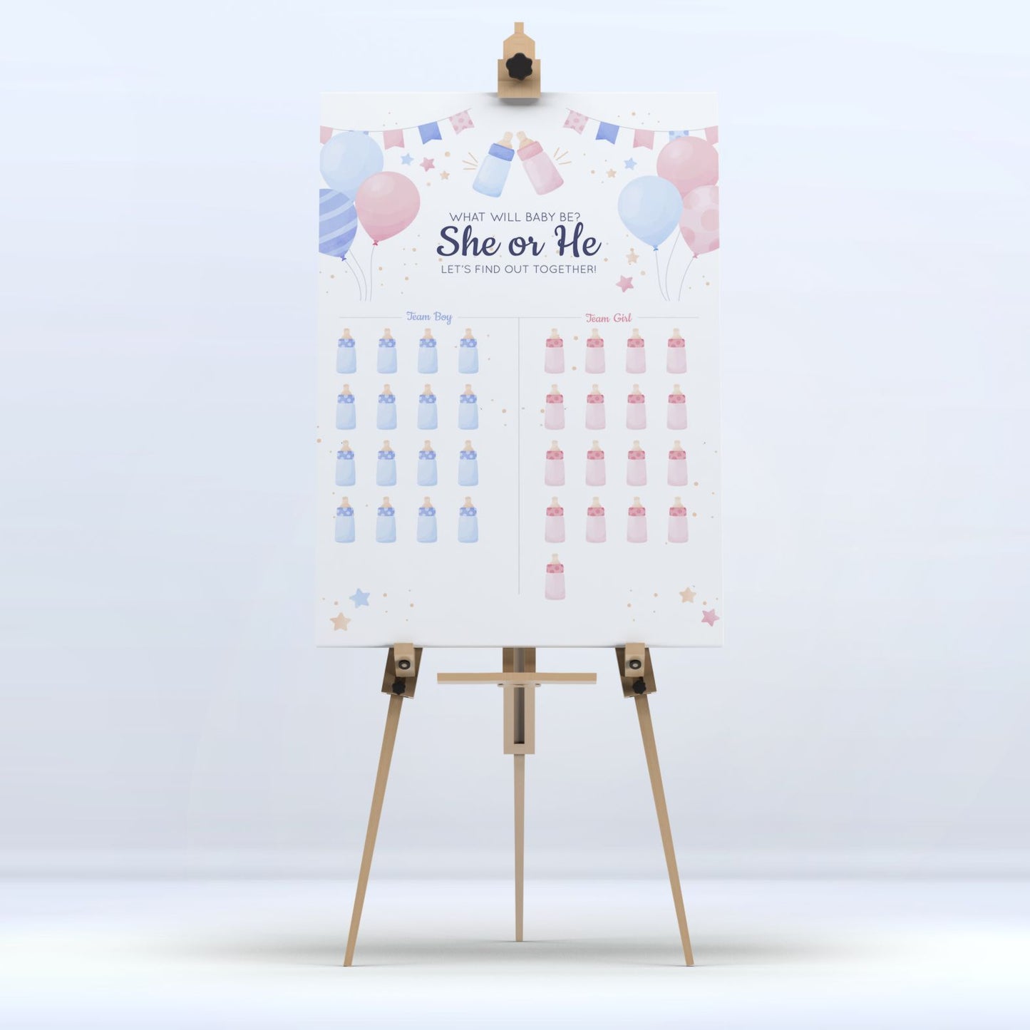 Gender Reveal Baby Shower Game Cards: Fun for Every Party!