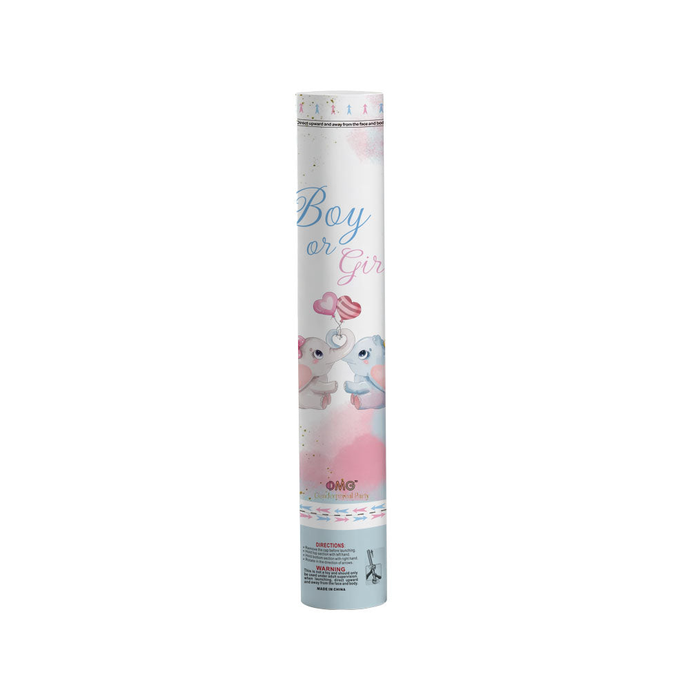 Non-Toxic Gender Reveal Popper - Safe for Indoor/Outdoor GRA0027
