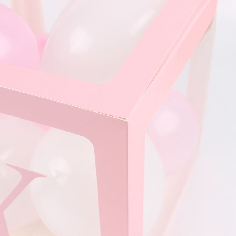 NP0004 White transparent balloon box BABY birthday party decoration wedding room wedding scene layout