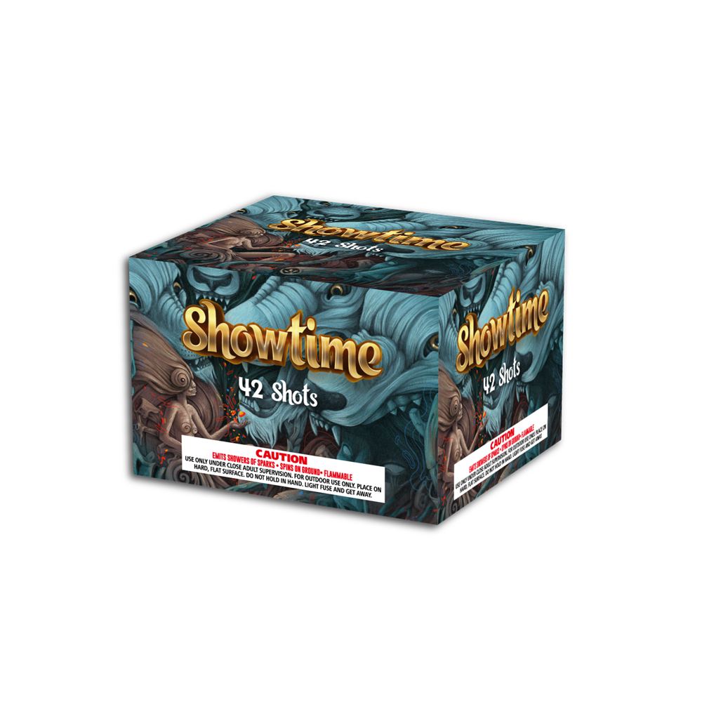 OMG-A012 42 disparos Showtime 500 gramos Pasteles Fuegos artificiales