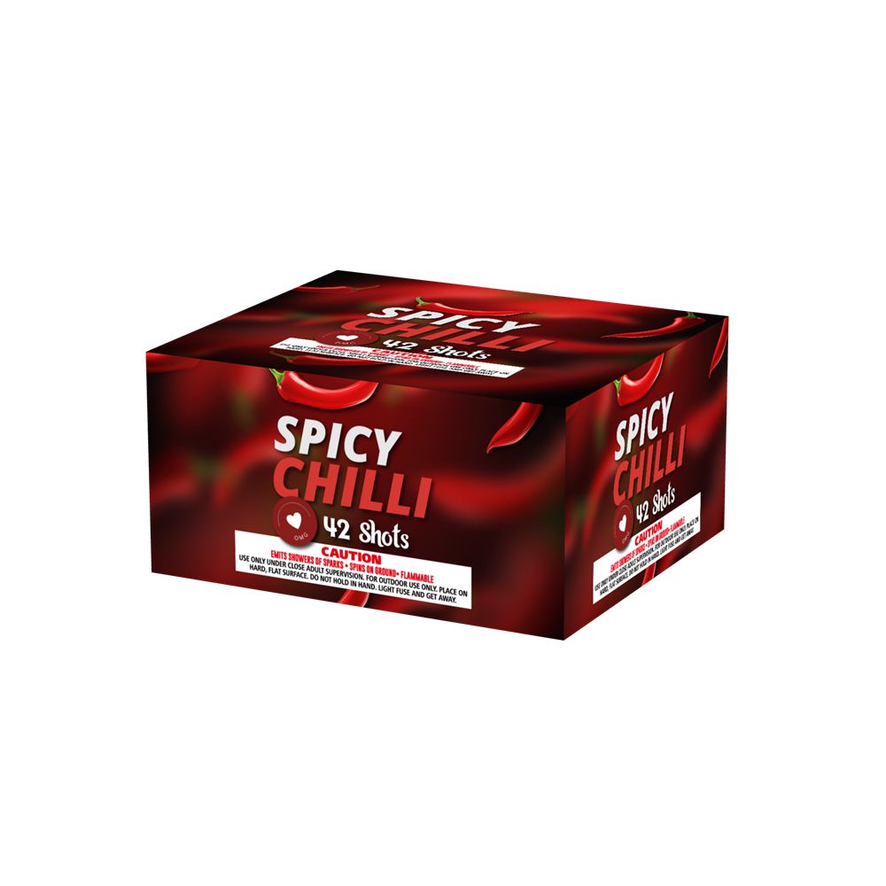 OMG-A013 42 chupitos de chile picante 500 gramos Pasteles Fuegos artificiales