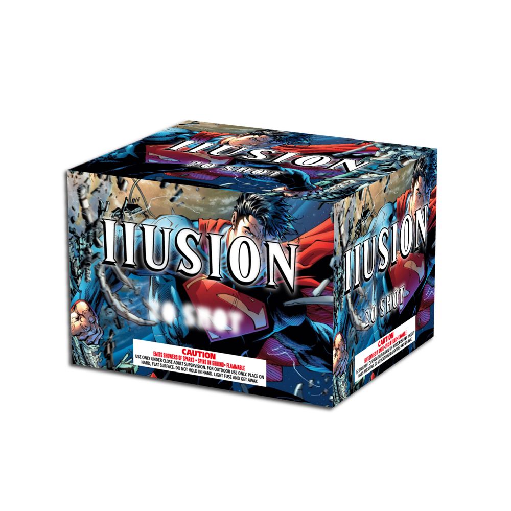 OMG-A029 Iiusion de 20 disparos de 500 gramos para pasteles y fuegos artificiales