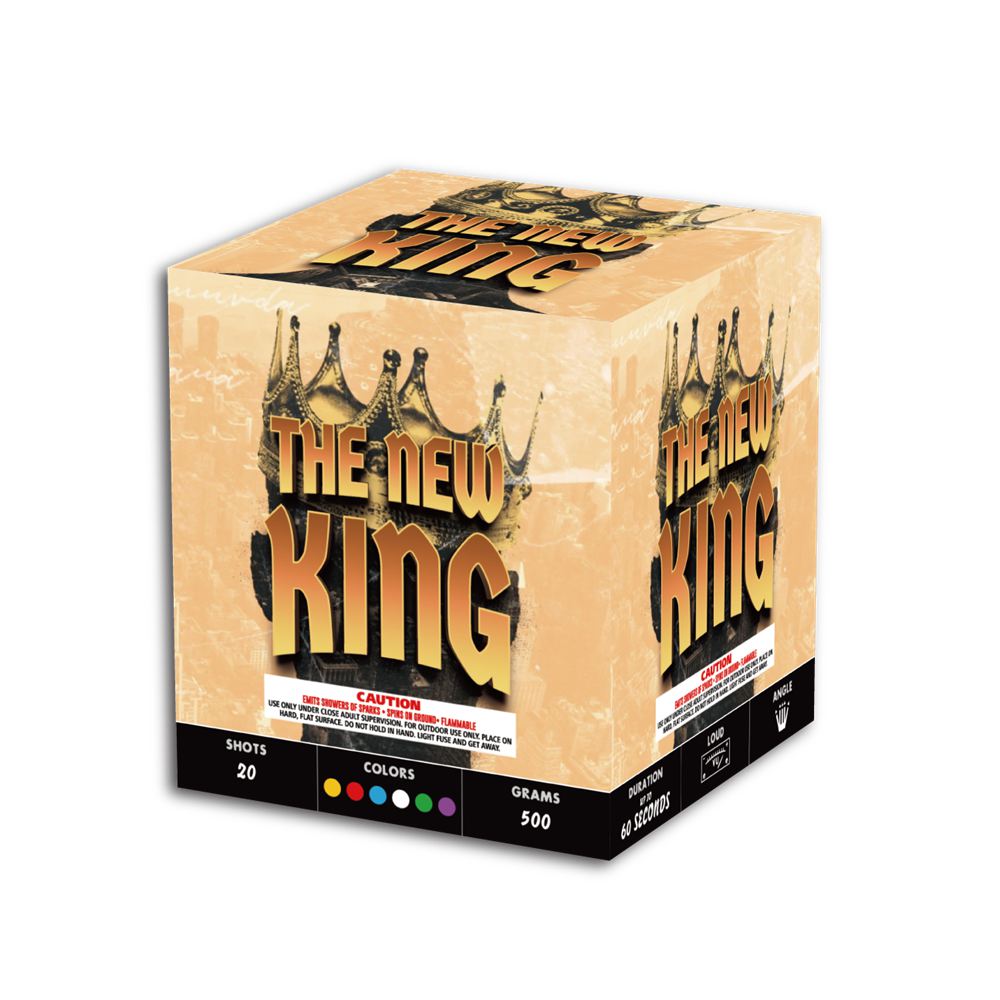 OMG-A005 20 disparos Los Nuevos Reyes 500 Gramos Tortas Fuegos Artificiales