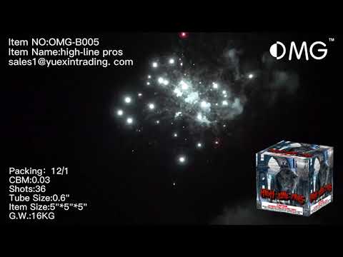 OMG-B005 36 shot High-line Pros 200 Grams Cakes Fireworks
