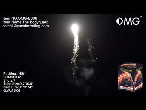 OMG-B006 7 shot The Bodyguard 200 Grams Cakes Fireworks