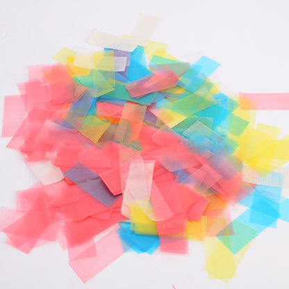 100% Biodegradable Rice Tissue Paper Rectangle Confetti Paper