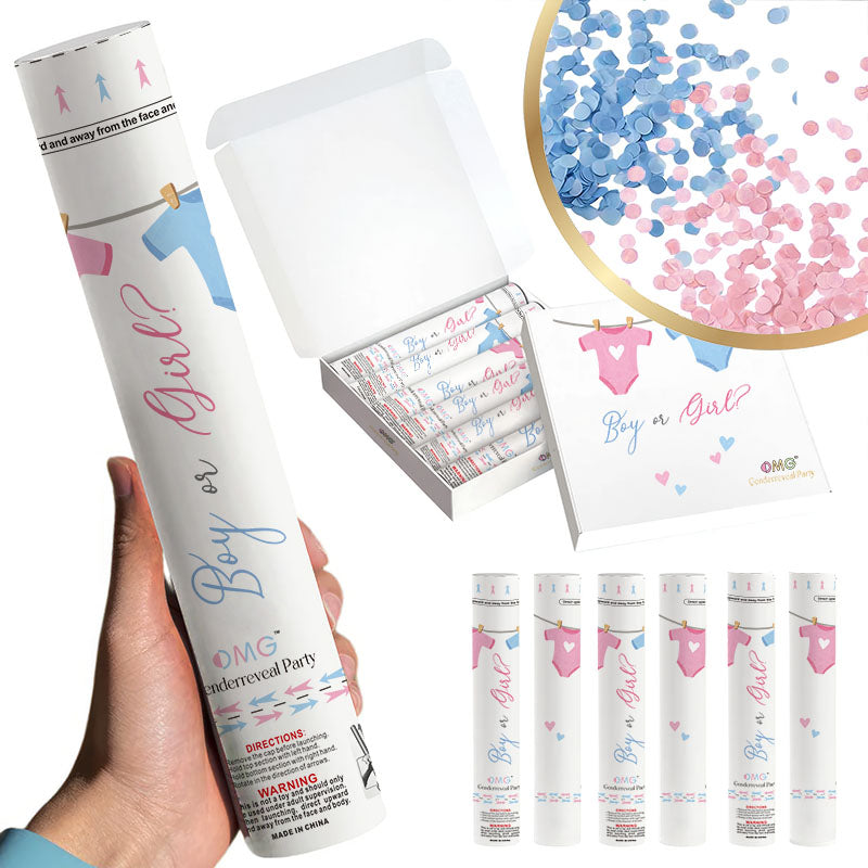 Customizable Party Confetti Cannon - Free Design & Full-Service Solution