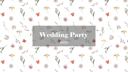 Inscribe Unique Love: All-inclusive Customizable Wedding Party Set (from Confetti Cannons to Invitation Cards)