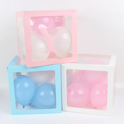 NP0003 Factory transparent balloon box birthday party decoration LOVE wedding room wedding scene layout