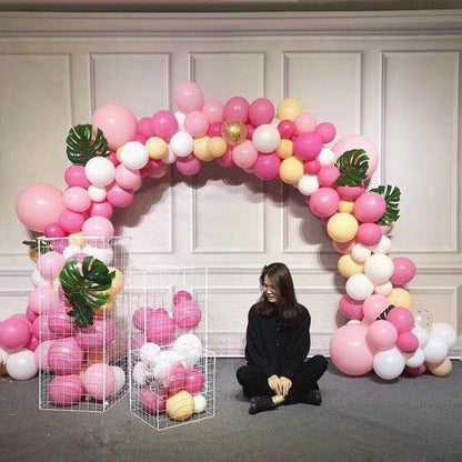 NB0017 100pcs 10 inch 2.2g balloon chain set latex balloon party decoration birthday wedding decoration balloon arch garland set