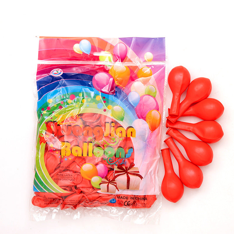 NB0019 Manufacturer 1.2g 10 inch 100pcs helium pearlescent wedding party supplies birthday banquet decoration