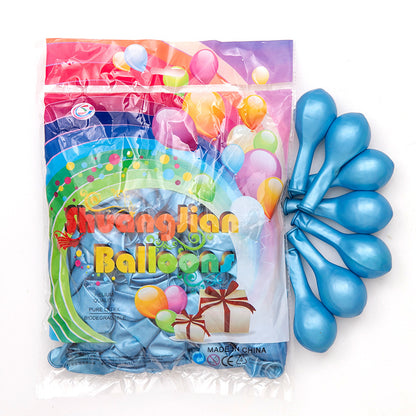 NB0019 Manufacturer 1.2g 10 inch 100pcs helium pearlescent wedding party supplies birthday banquet decoration