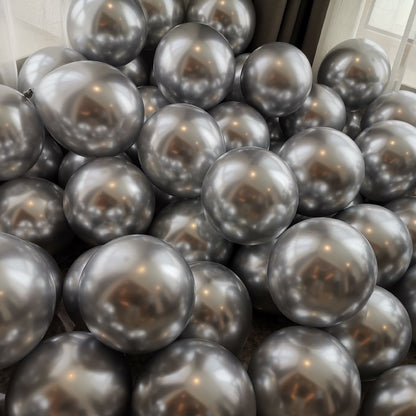 NB0002 10 inch 12 inch 50pcs latex metal birthday party balloons supplies wholesale wedding decoration metallic balloons