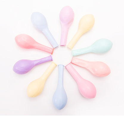 NB0005 100pcs macaron color 5 inch matte candy color latex balloons wholesale wedding party supplies balloon