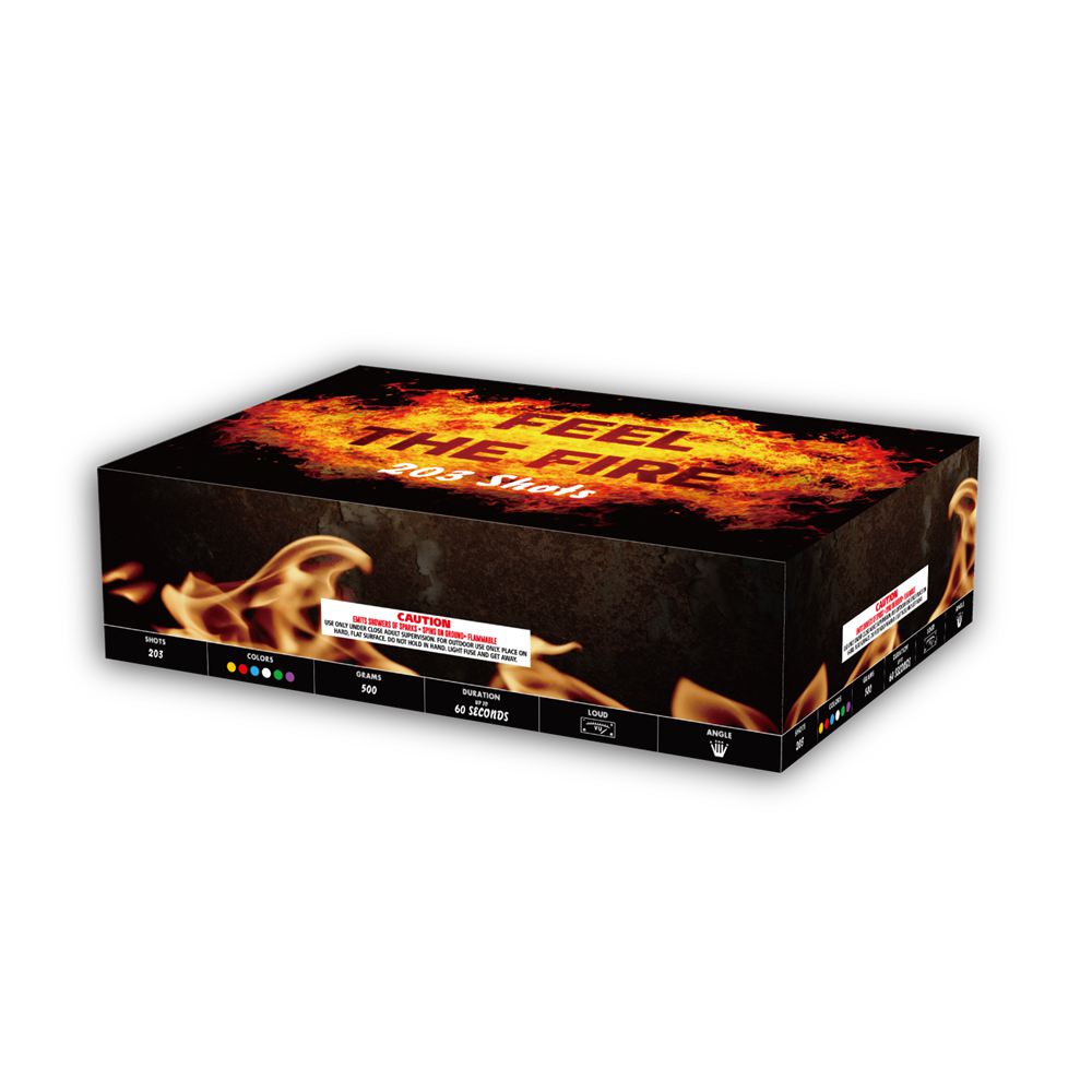 OMG-A001 203 shot Feel the Fire 500 Grams Cakes Fireworks