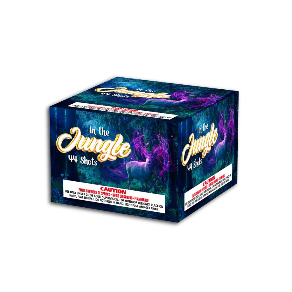 OMG-A011 25 shot In The Jungle 500 Grams Cakes Fireworks