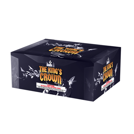 OMG New Design EUO207 120 shots THE KINGS'S CROWN Cakes Fireworks