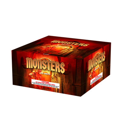 OMG New Design EUO209 90 shots MONSTERS Cakes Fireworks