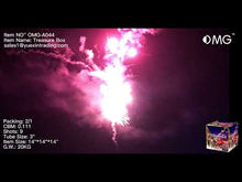 Load and play video in Gallery viewer, OMG-A044 9 shot Treasure Box 500 Grams Cakes Fireworks
